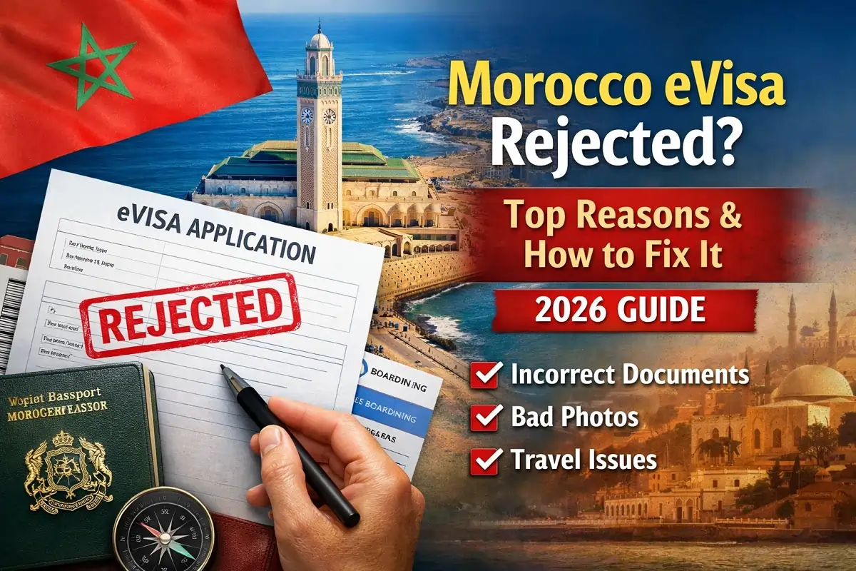 Morocco eVisa Rejected? Fix Refusals Fast (2026)